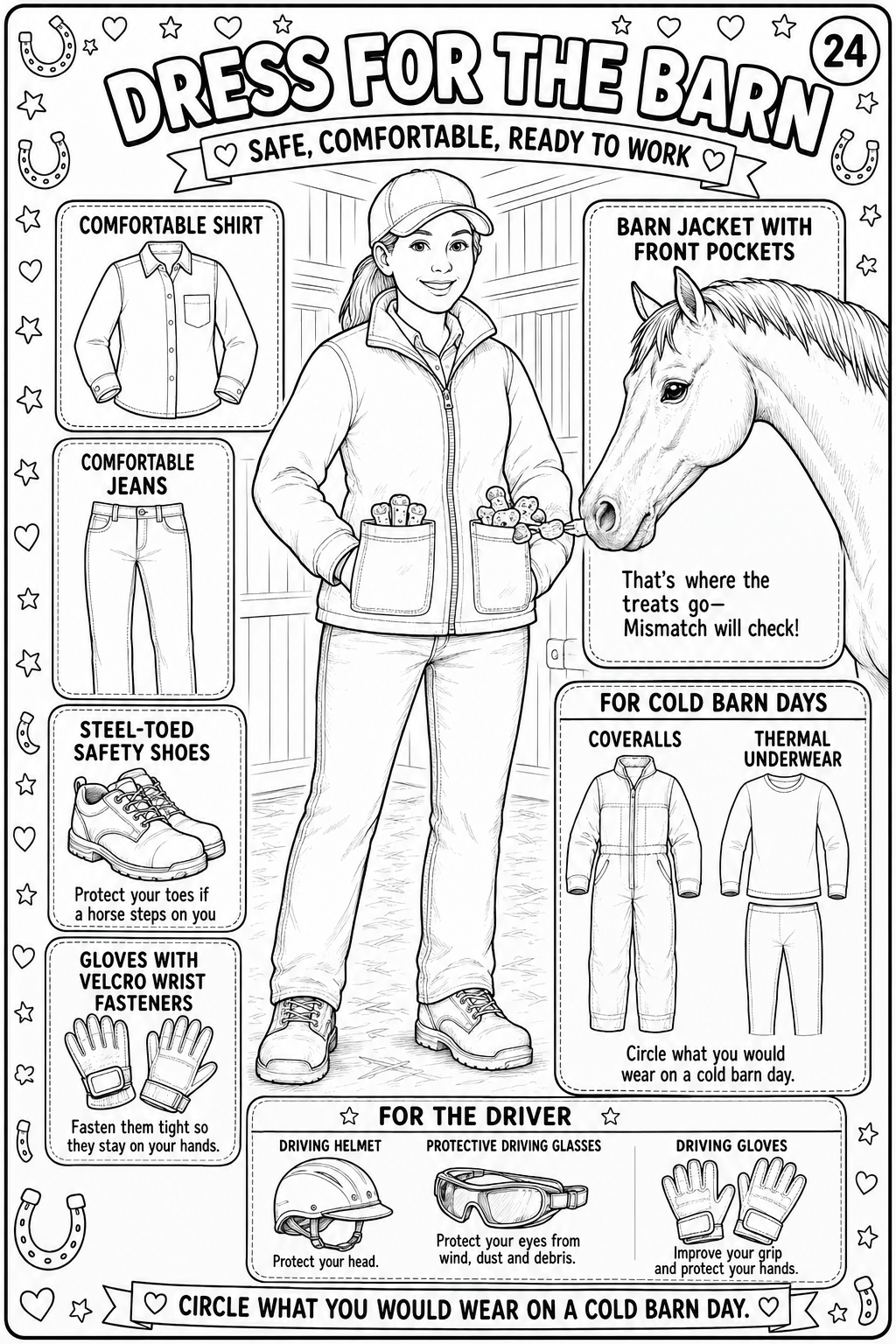 Mismatch: The Horse Who Learned to Trust-Digital Coloring Book