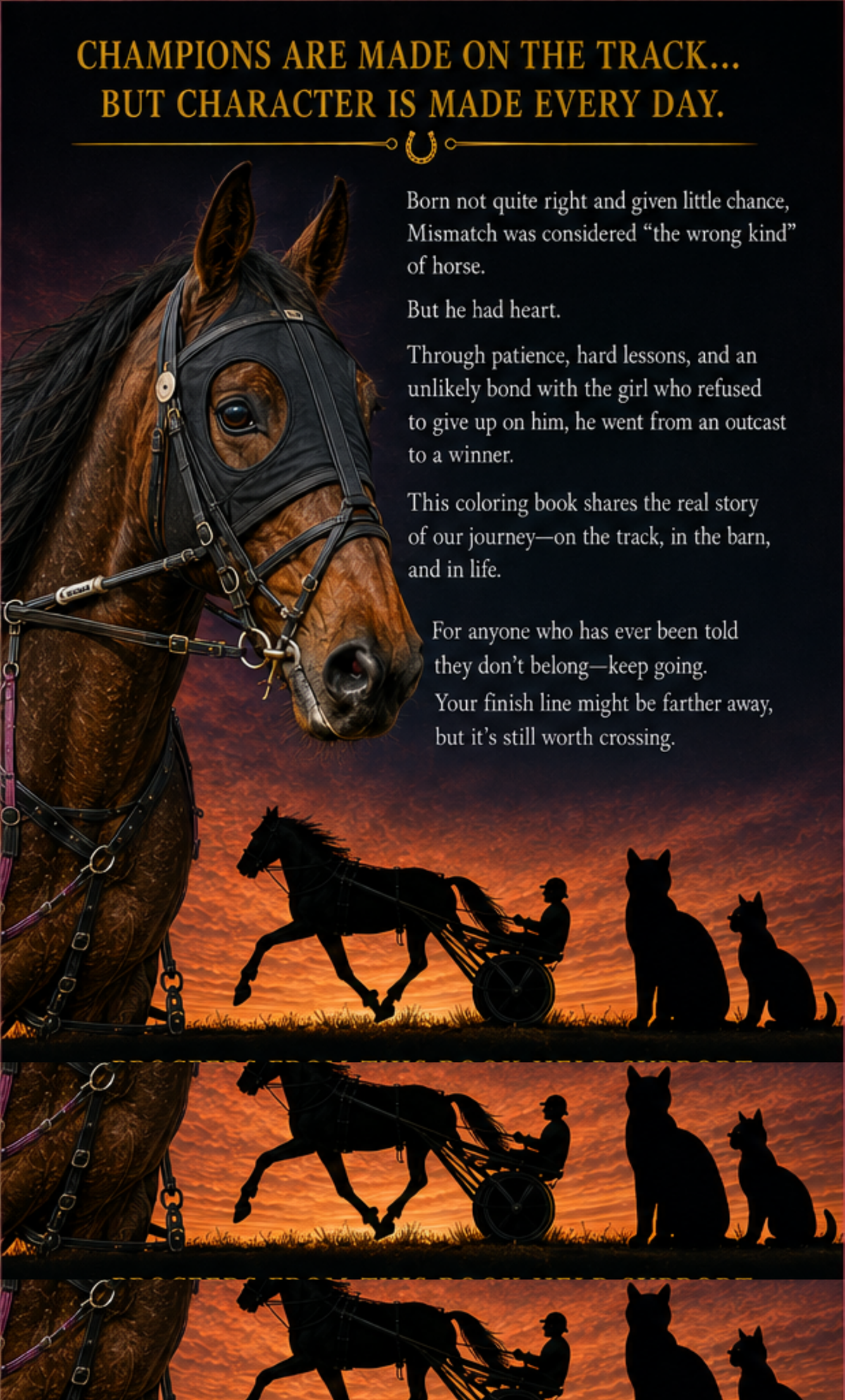 Mismatch: The Horse Who Learned to Trust-Digital Coloring Book