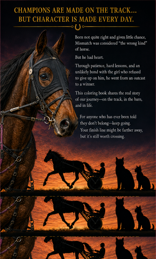 Mismatch: The Horse Who Learned to Trust-Digital Coloring Book