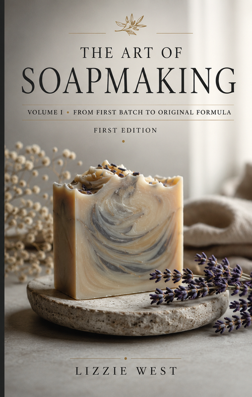 LAUNCH BONUS — FIRST 100 SALES ONLY The first 100 purchasers of The Art of Soapmaking: Volume I will receive Professor Sharpe’s Storeroom Bath Bomb Formulary, featuring two of my original bath bomb formulas: The Chandelier and The Midnight Salute.